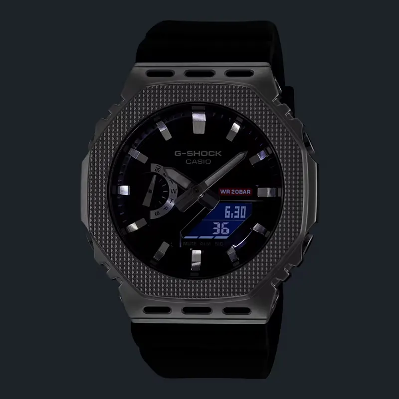 Casio G-Shock G-steel Black Metal CasiOak Men’s Watch- GM-2100BM-1A